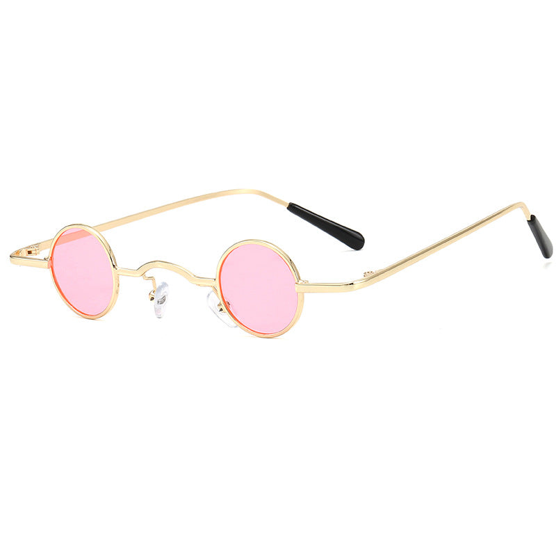 Women's fashionable round glasses with intricate metal frame Bowlift