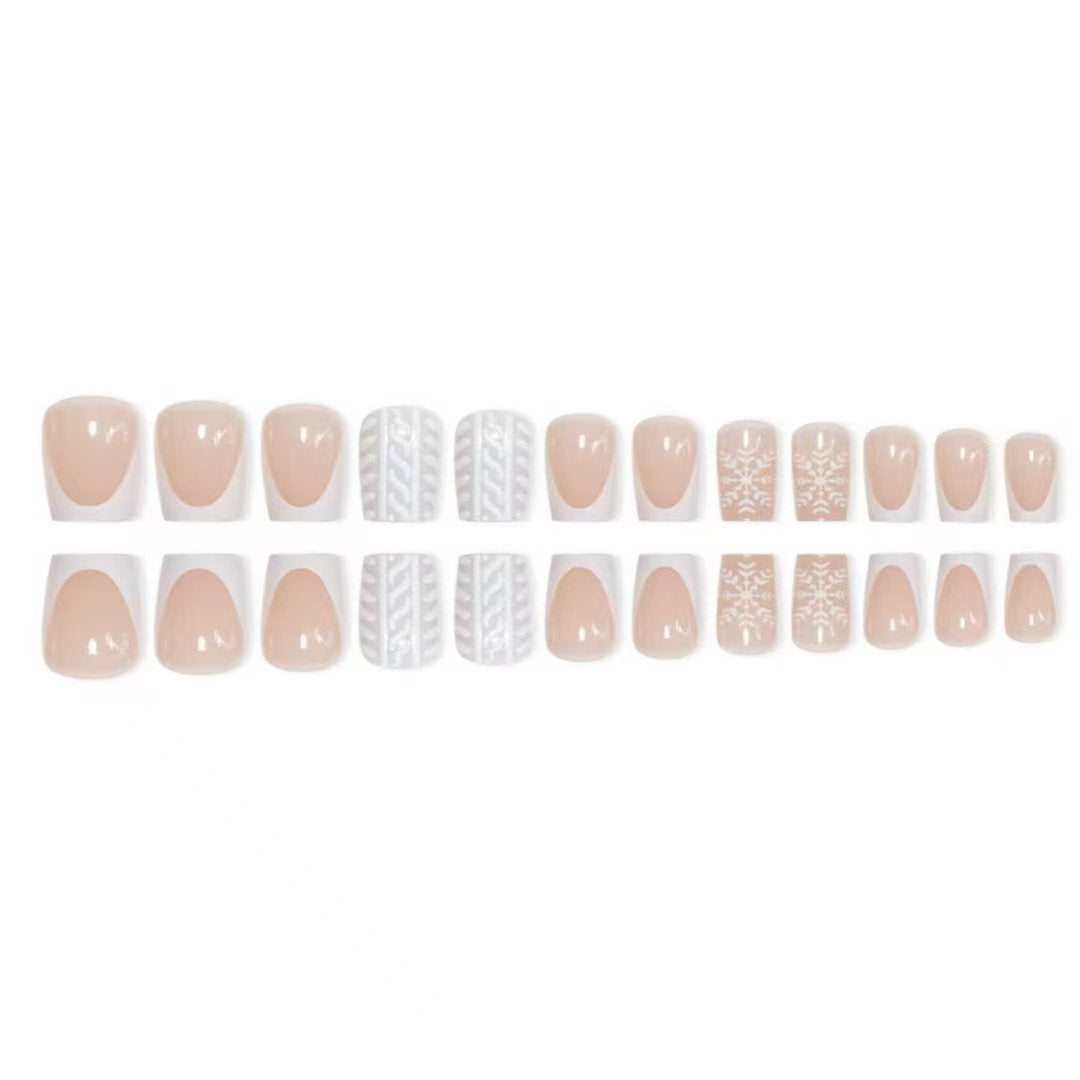 Winter-Themed Nail Art Design Bowlift