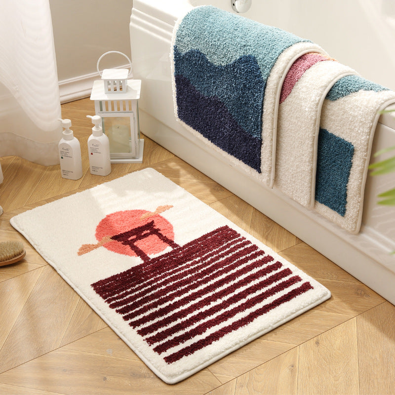 Artistic Bathroom Mat