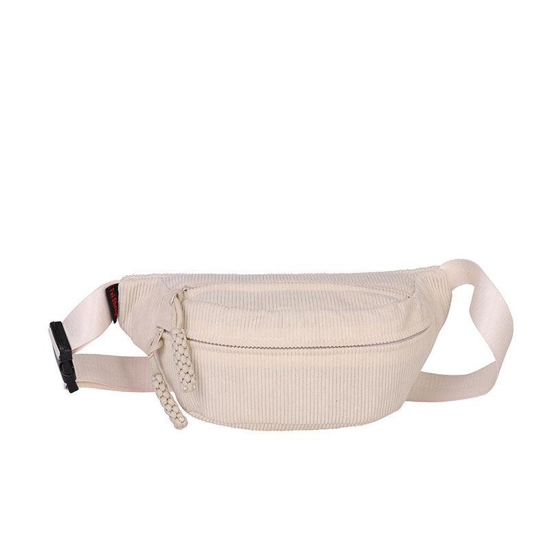 WoTrendy Corduroy Crossbody Bag Bowlift