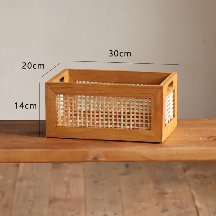 High-quality storage basket made of natural material Bowlift
