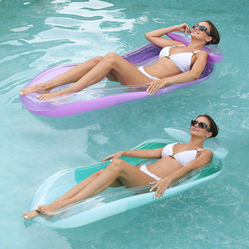 Women Inflatable Lounge Chair with Breathable Mesh Surface Bowlift