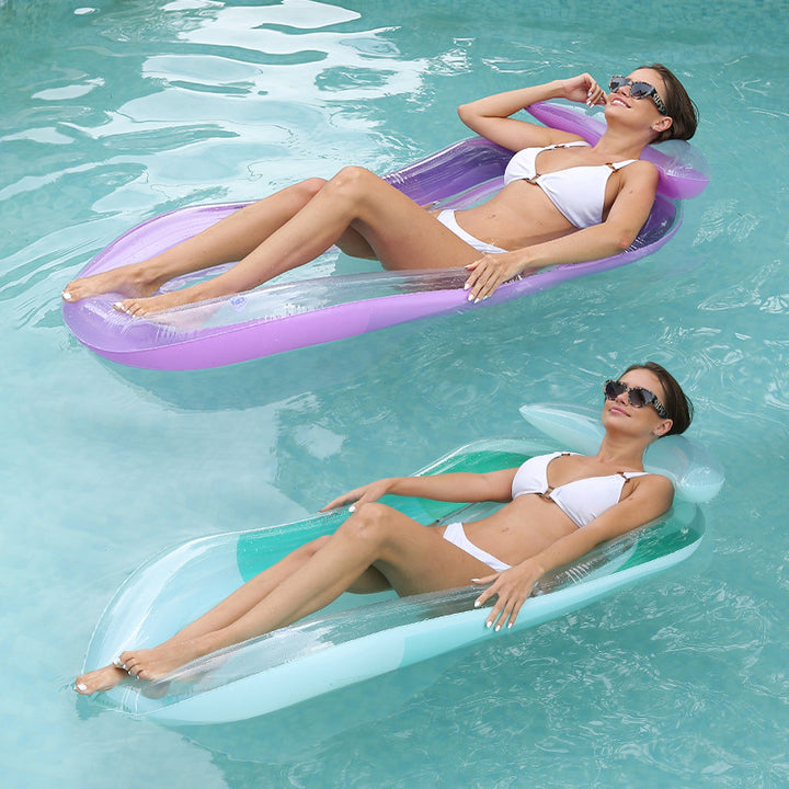 Women Inflatable Lounge Chair with Breathable Mesh Surface Bowlift