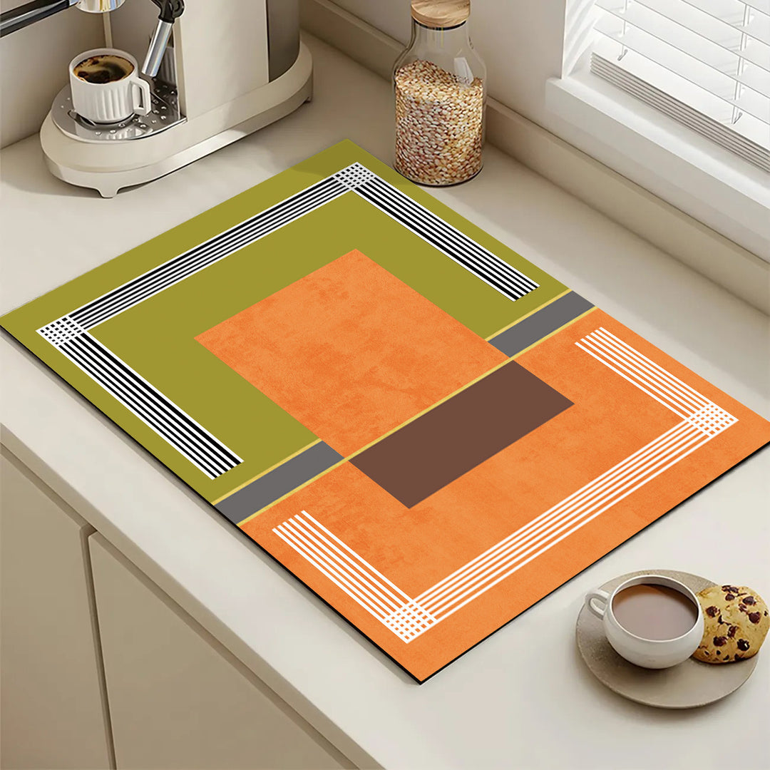 Playful Textured Kitchen Mat Bowlift