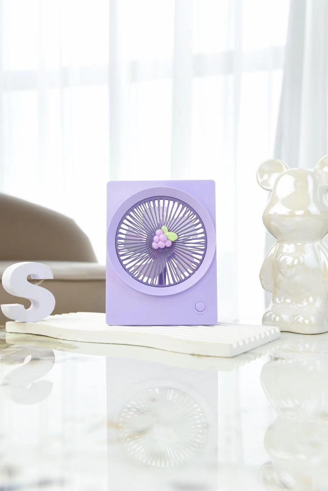 Unisex Compact Portable Table Fan Bowlift