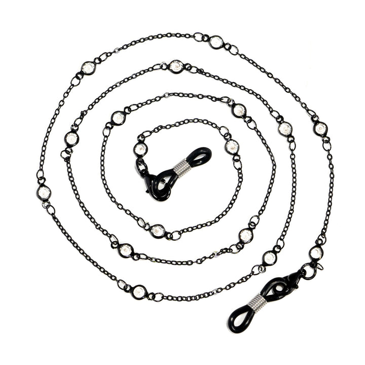 Elegant Rhinestone Glasses Chain Bowlift