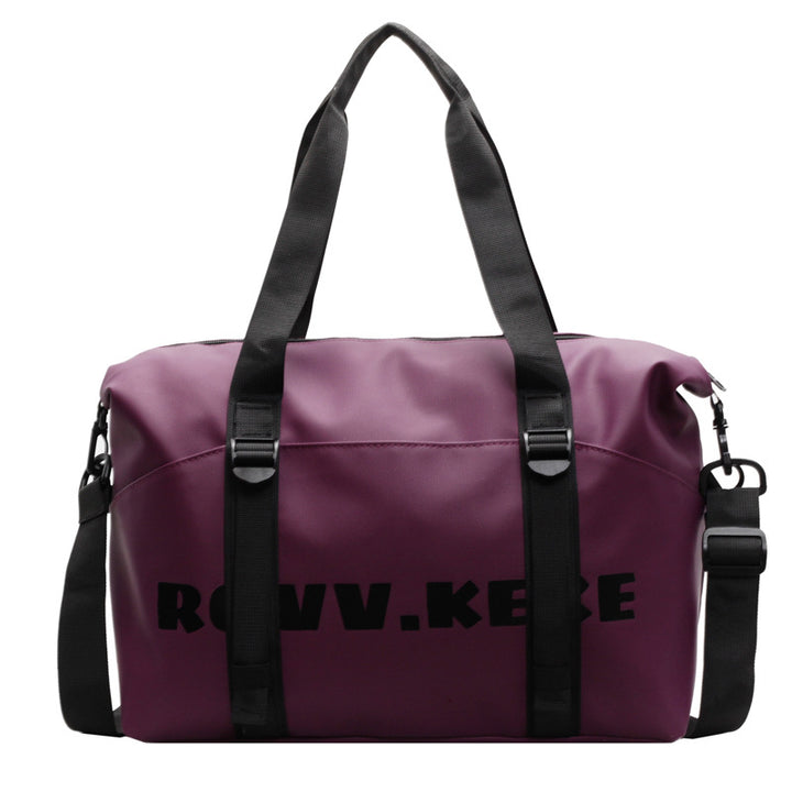 Sporty Multifunctional Duffel Bag With Adjustable Shoulder Strap Bowlift