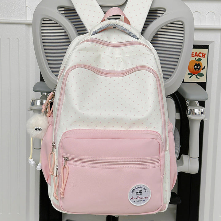 Multifunctional Polka Dot Backpack