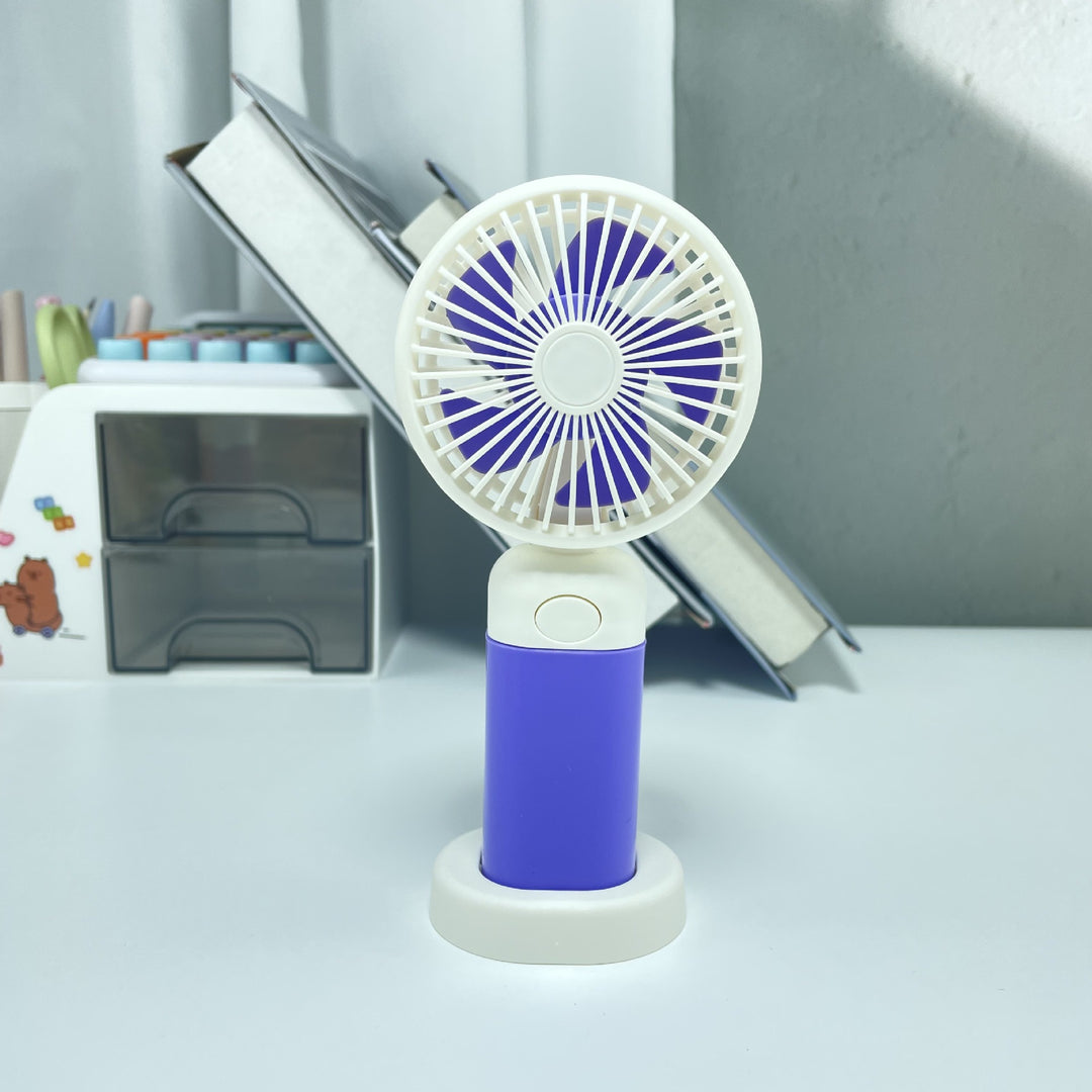 Women's Portable Table Fan with USB Connection and Flexible Tilt Angle Bowlift