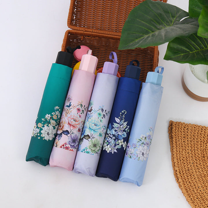 Ladies Rainbow Umbrella Bowlift