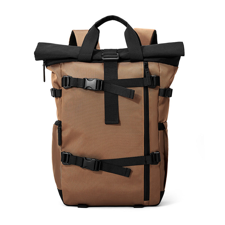Versatile Roll-Top Adventure Backpack Bowlift