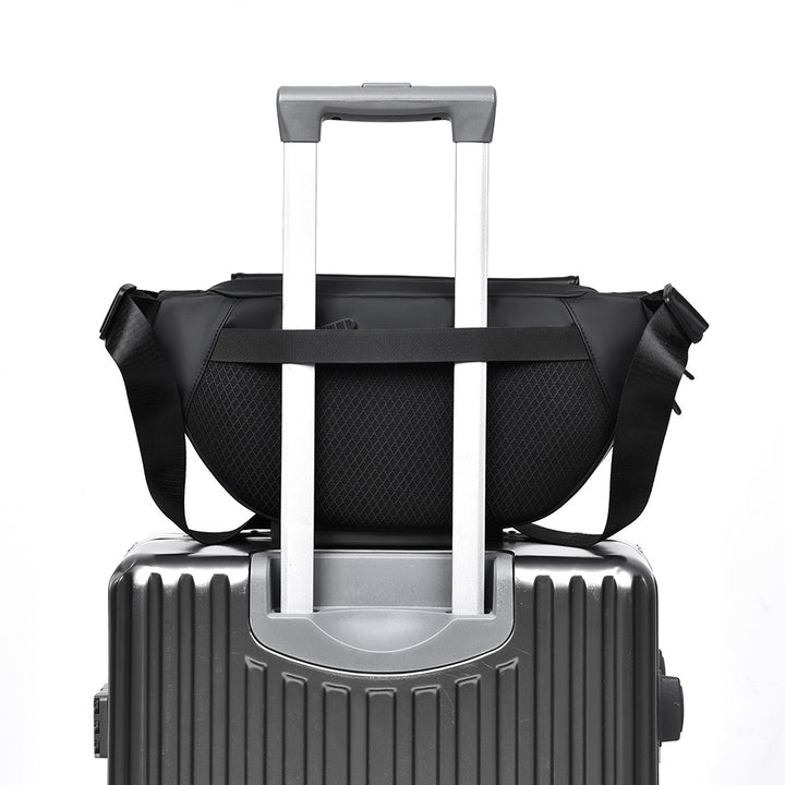 Multifunctional Crossbody Bag with Innovative Compartment Design Bowlift