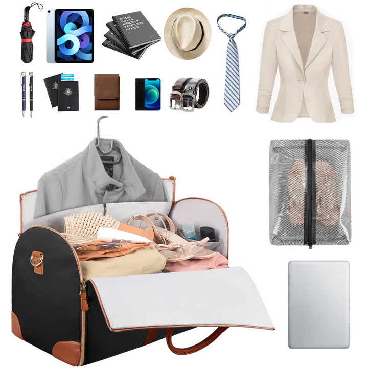 Elegant travel bag with versatile storage system Bowlift