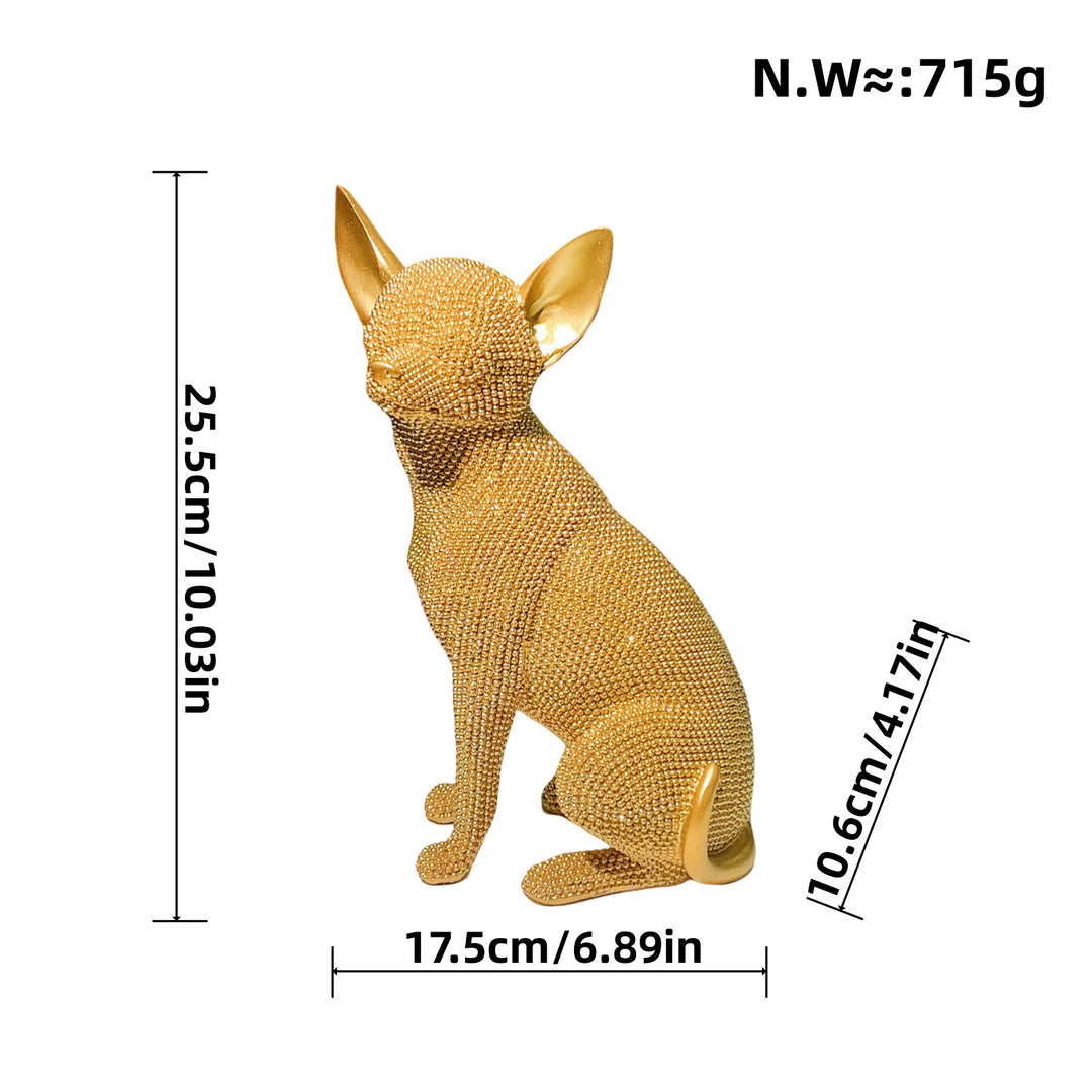 Decorative dog figure in modern design Bowlift