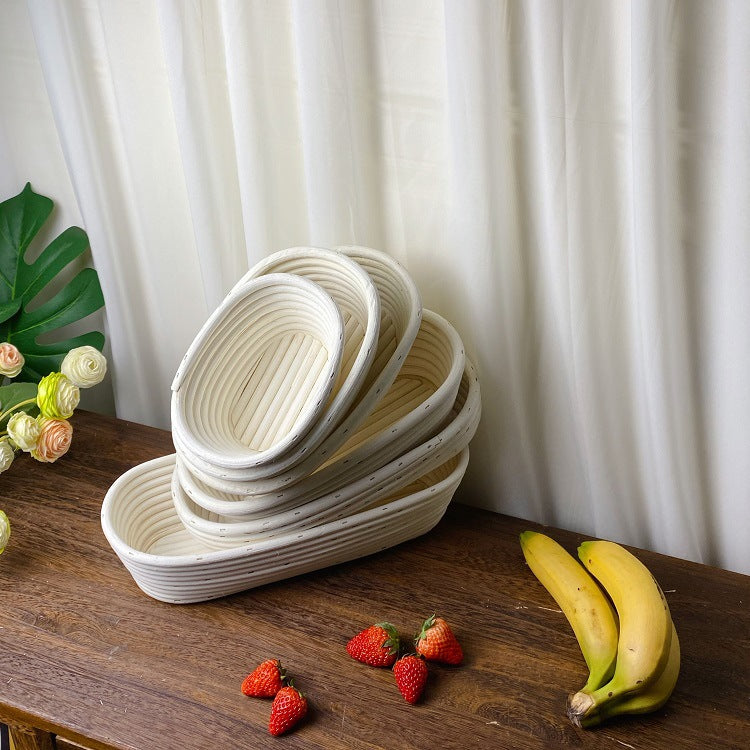 Artisan Woven Bread Proofing Basket Set Bowlift