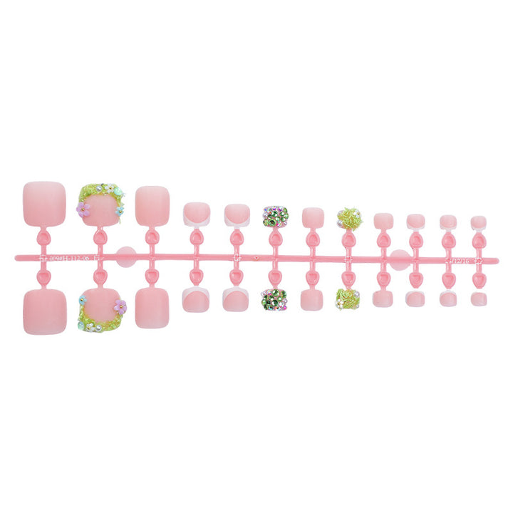 Floral Design Press-On Nails Set Bowlift 1788496077