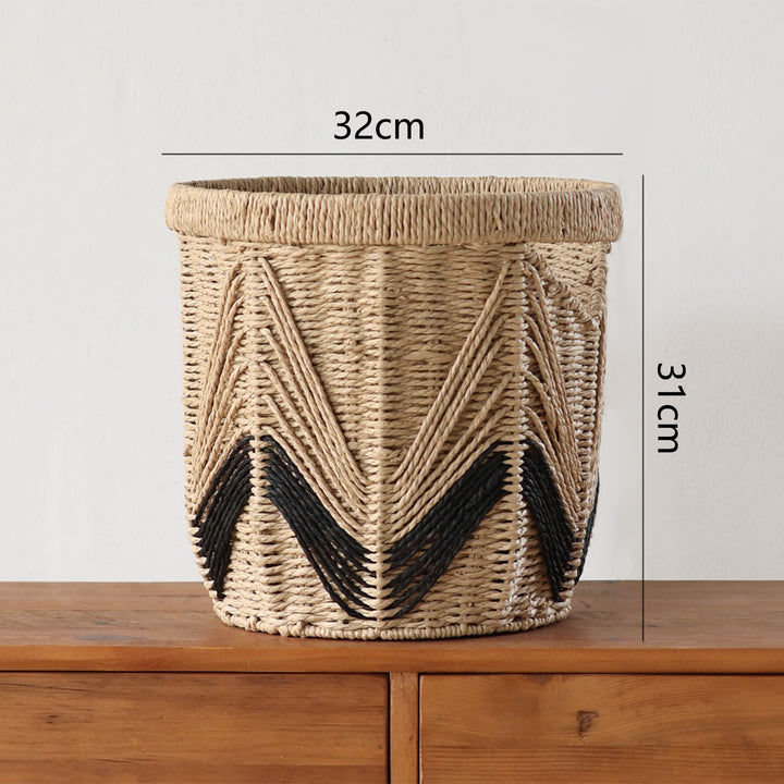 Handbag made of braided natural material Bowlift