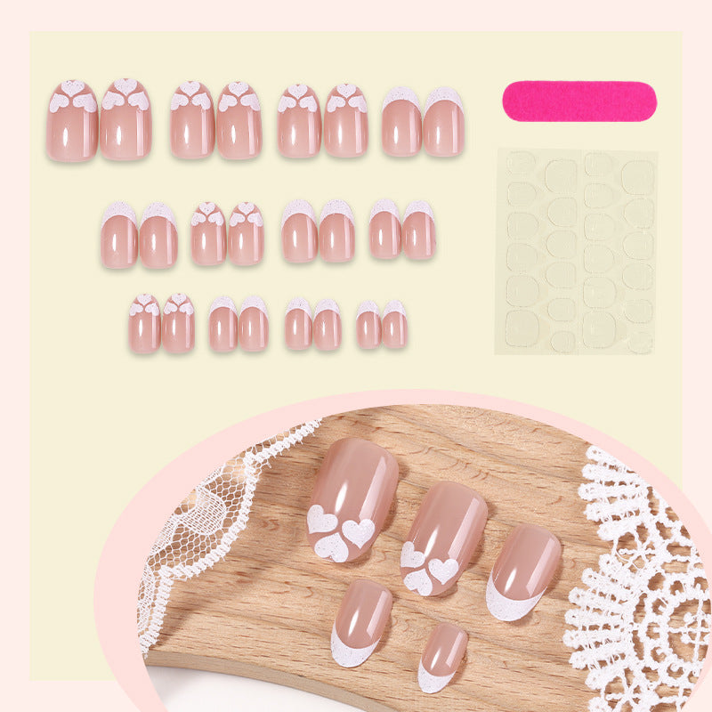 Heart-Themed Nail Art Set Bowlift