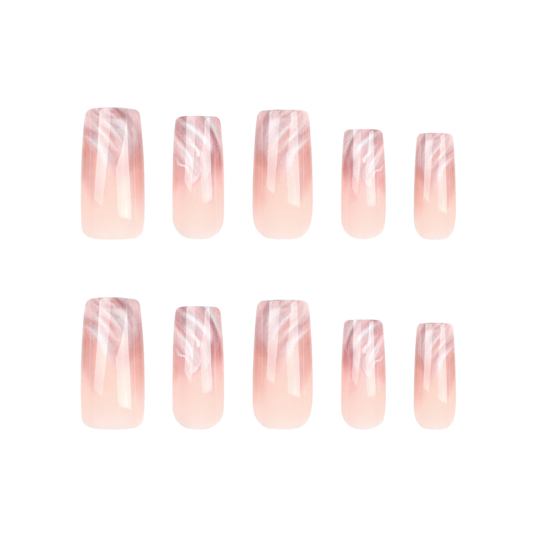 Artistic Acrylic Nails with Elegant Shine Bowlift