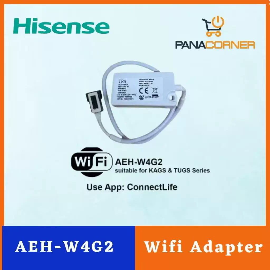 Unisex One Size smart WiFi adapter module for split air conditioners with ConnectLife app integration Bowlift