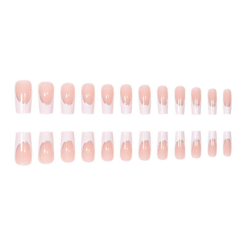 Elegant High-Gloss Press-On Nails Bowlift