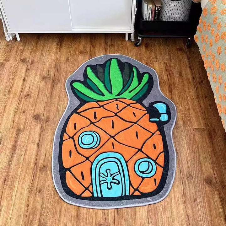 Fun Pineapple Shaped Area Rug