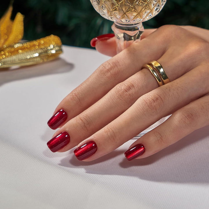 Glossy Gel Press-On Nail Set Bowlift