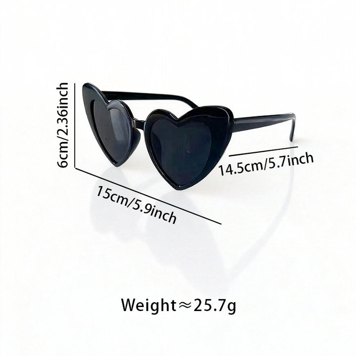 Vintage Heart-Frame Sunglasses Bowlift