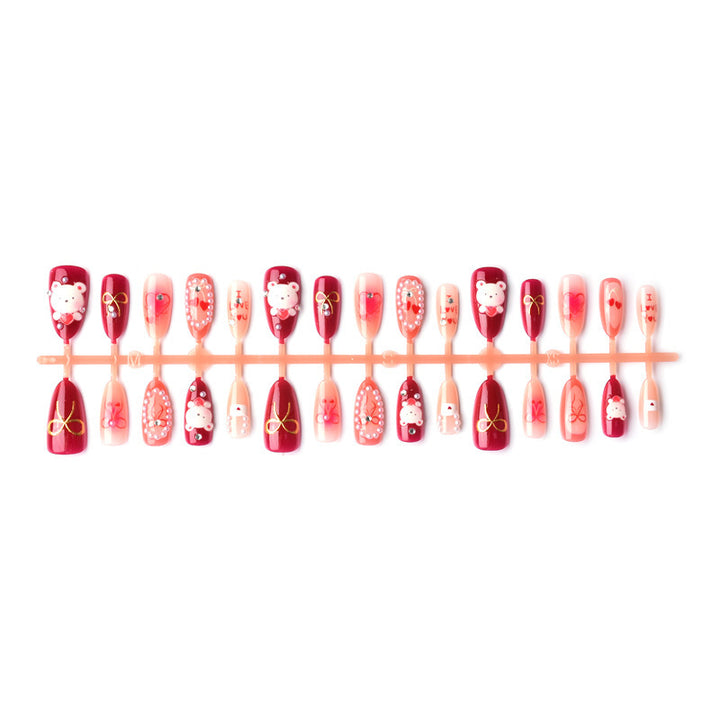 Creative Nail Art Set with Playful Designs Bowlift