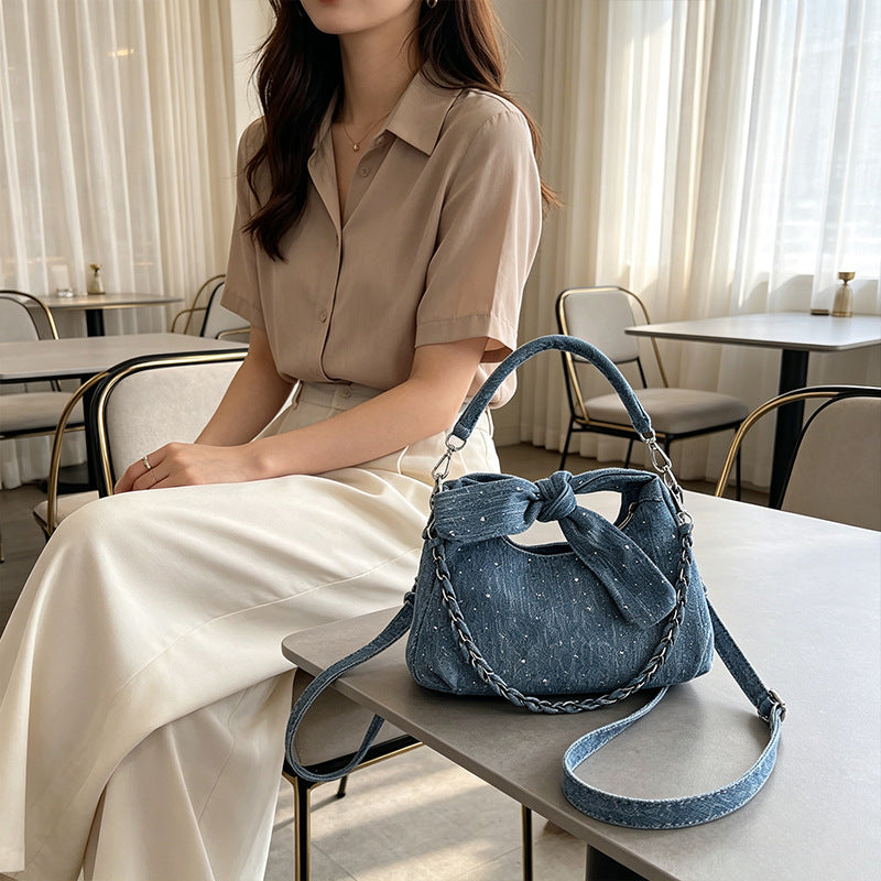 Stylish Bow-Embellished Handbag Bowlift