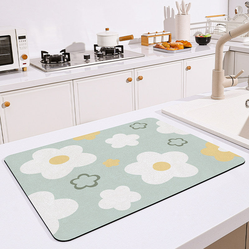 Floral Kitchen Comfort Mat Bowlift