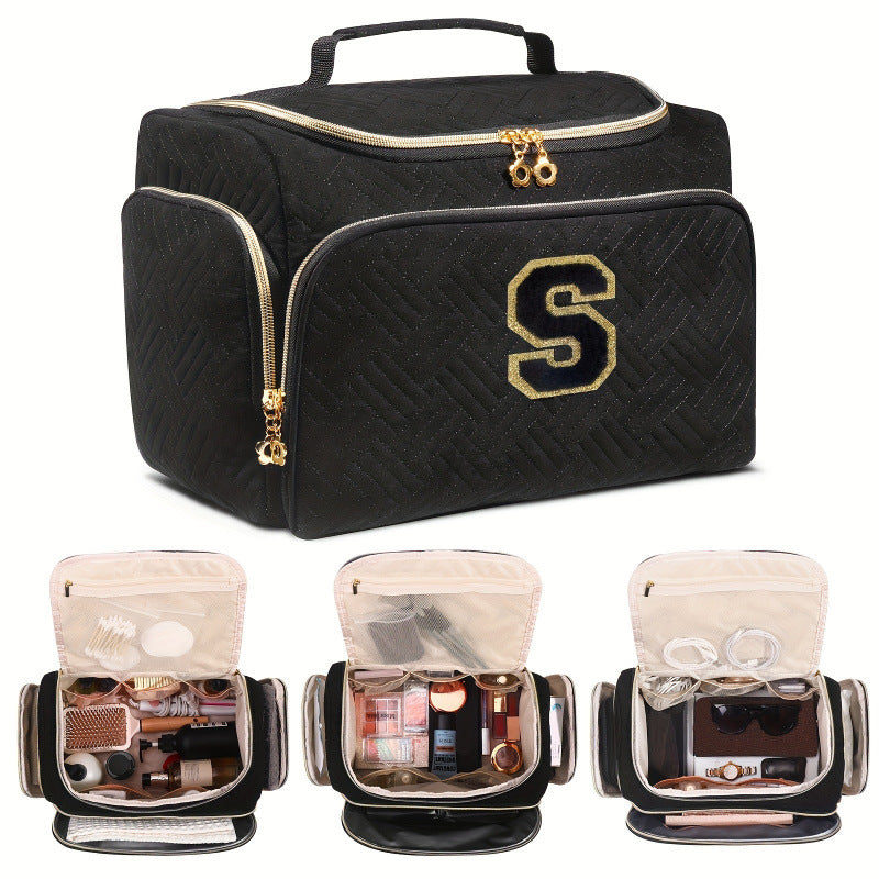 Cosmetic Organizer Bag with Multi-functional Interior Layout Bowlift
