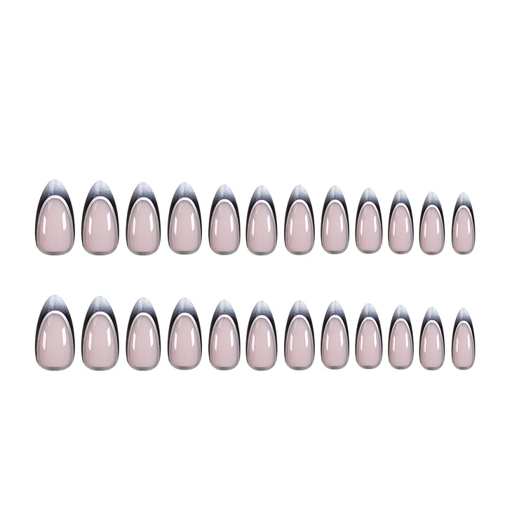 Stiletto artificial nails with elegant ombre design Bowlift