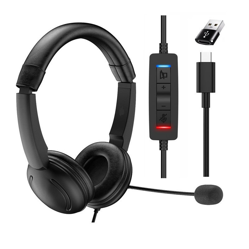 Multimedia Headset with Adjustable Microphone Bowlift