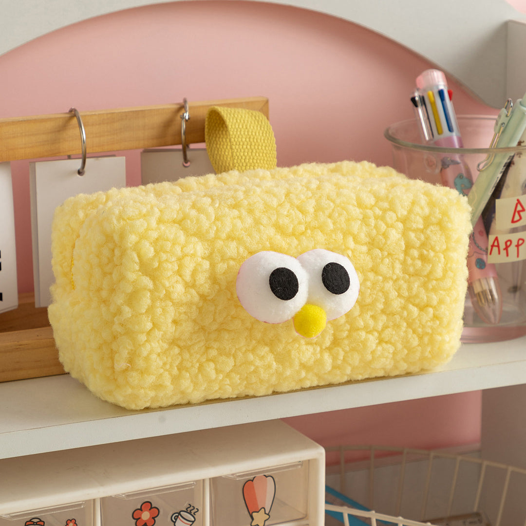 Plush Animal-Themed Pencil Case Bowlift