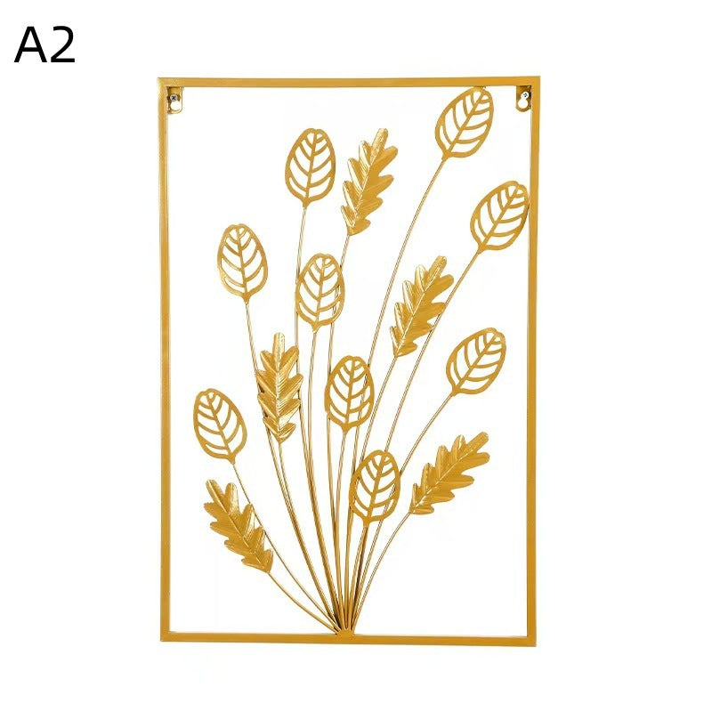 Floral Metal Wall Artwork Bowlift