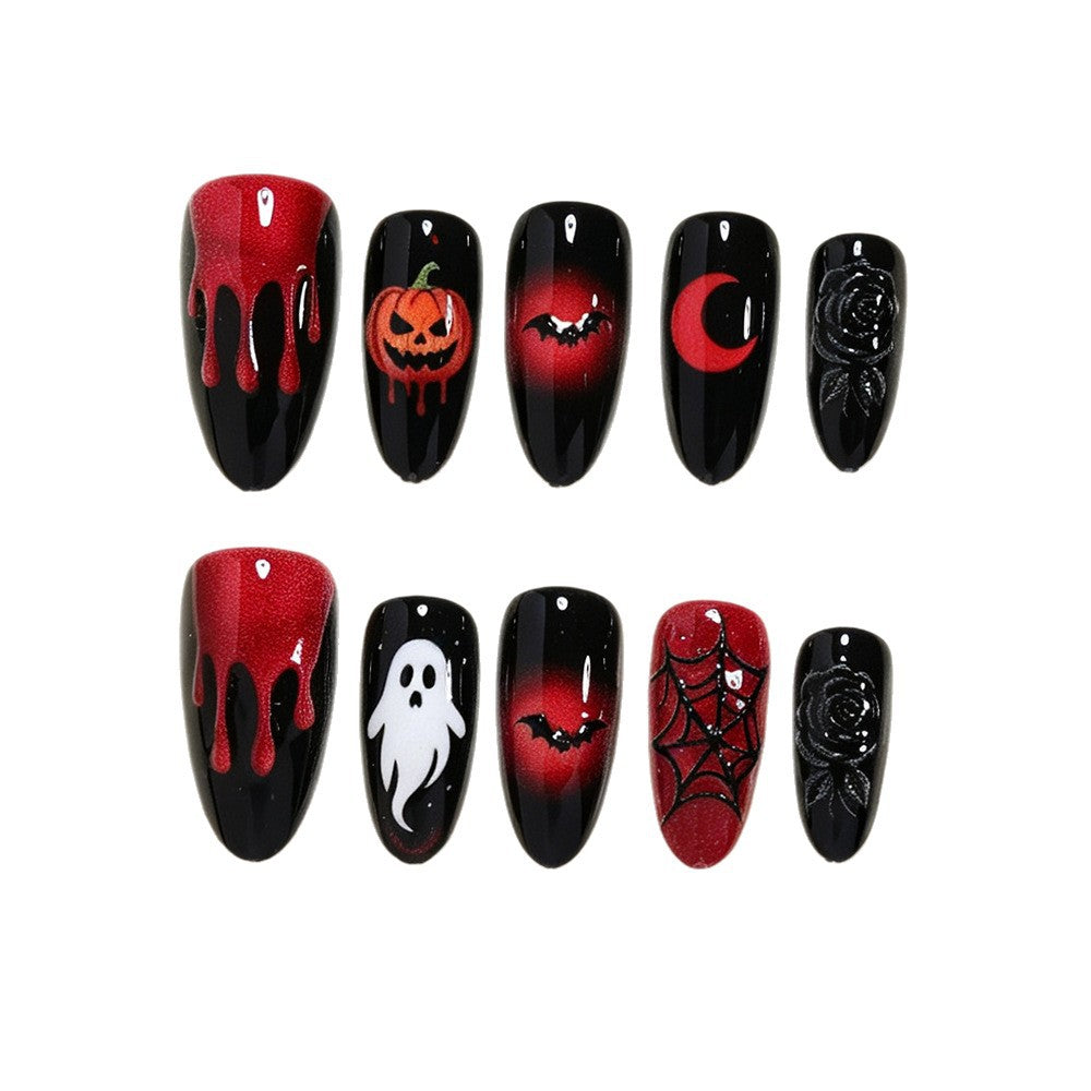 Festive Halloween-Themed Nail Art Set Bowlift