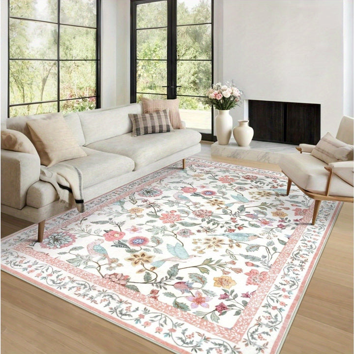 Floral Patterned Area Rug