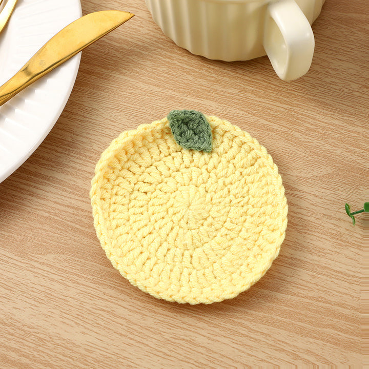 Decorative Crochet Lemon Coaster Bowlift