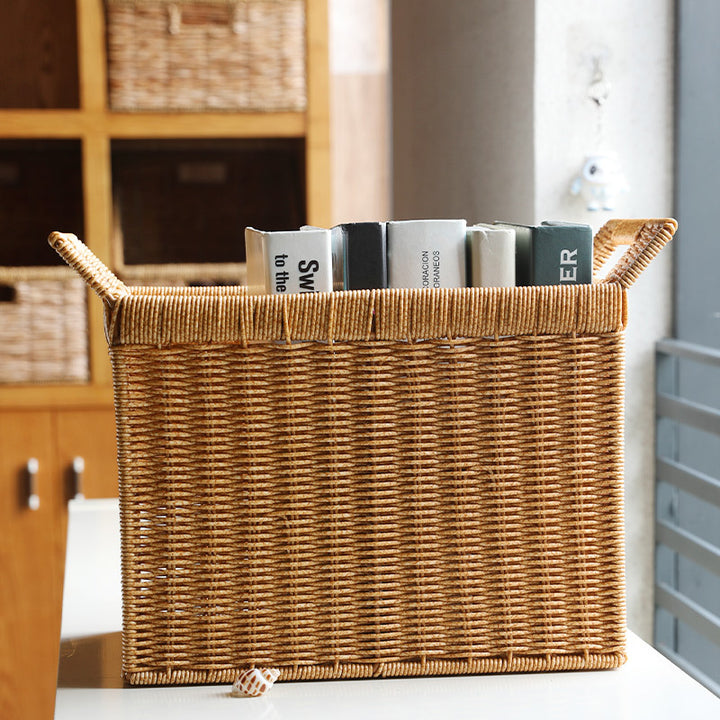 Unisex Versatile Storage Basket with Practical Handling Bowlift