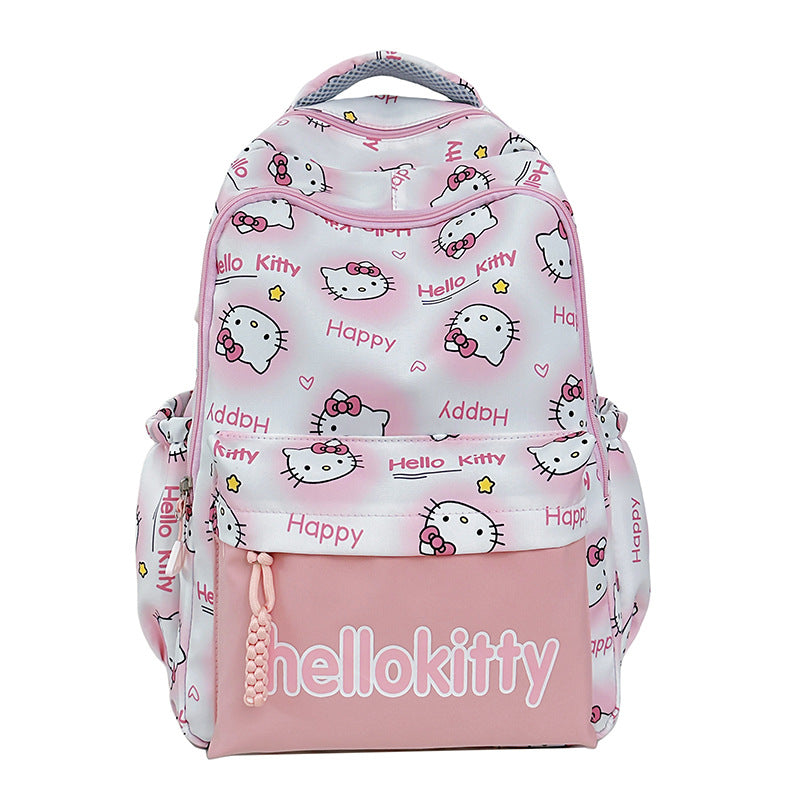 Character-Themed Multi-Pocket Backpack Bowlift