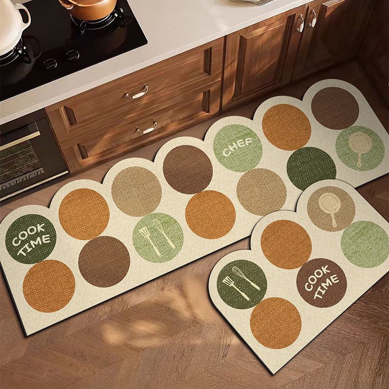 Kitchen Comfort Mat with Fun Cooking Theme