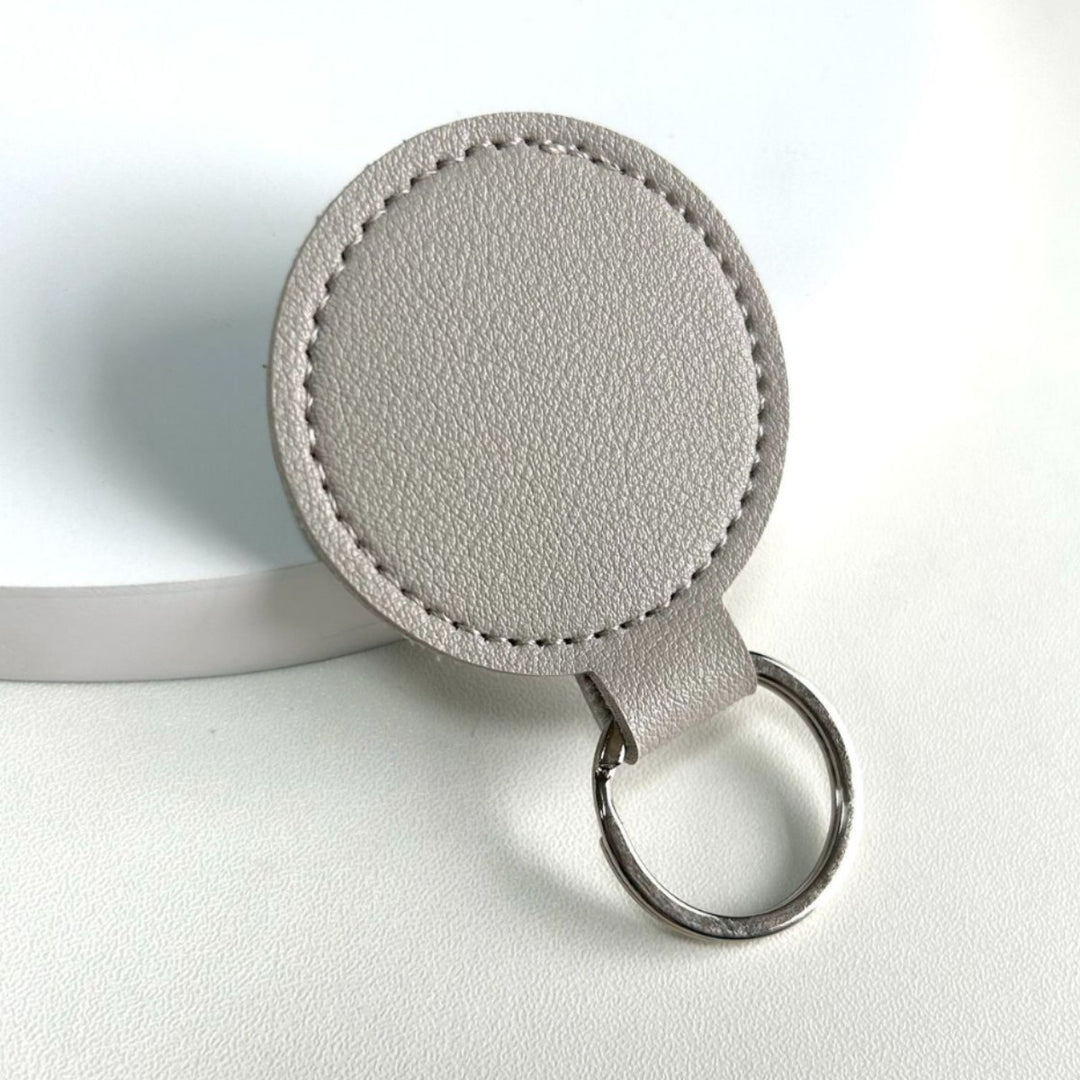 Round Leather Keyring Bowlift