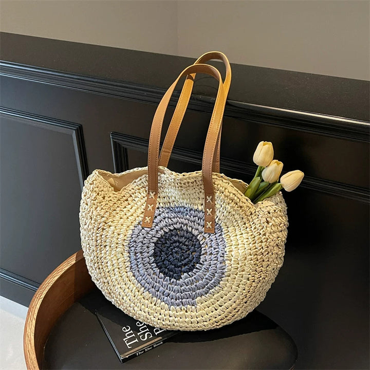 Braided Leather Tote Bag Bowlift