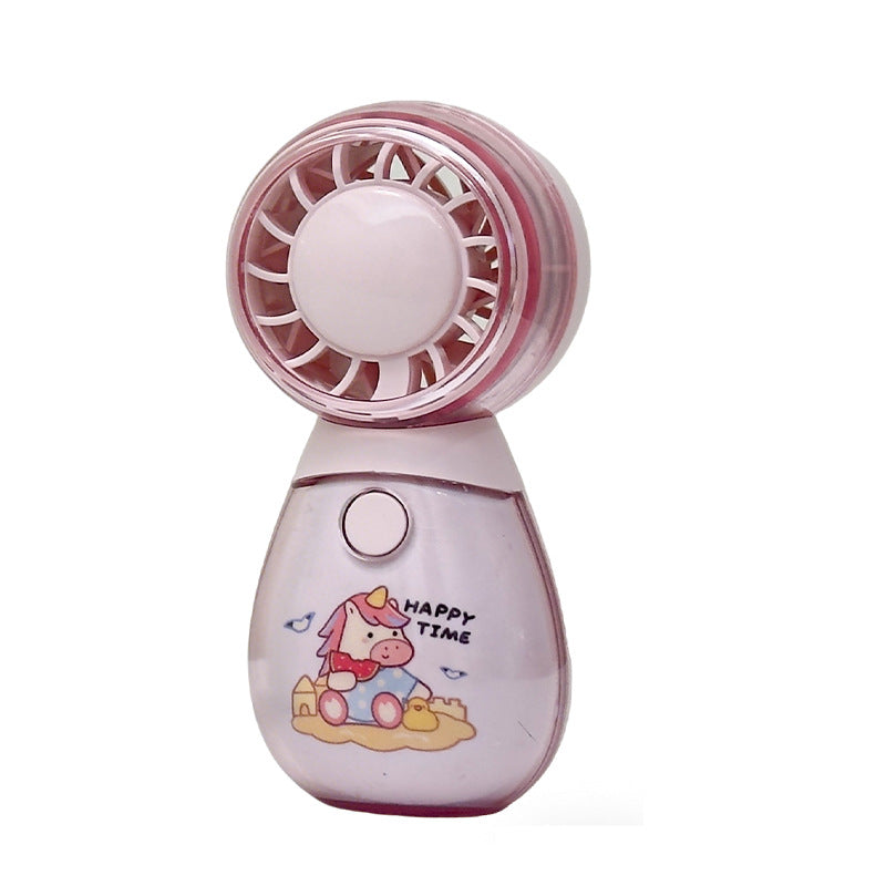 Women's Portable Mini Fan with Cute Cat Design Bowlift