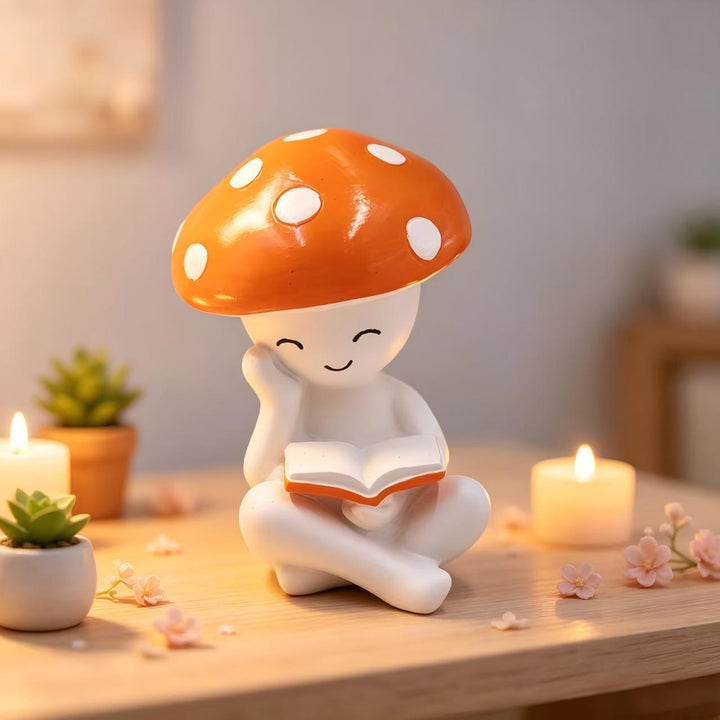Decorative Mushroom Figure Bowlift