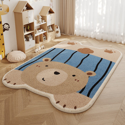 Plush Animal-Themed Area Rug
