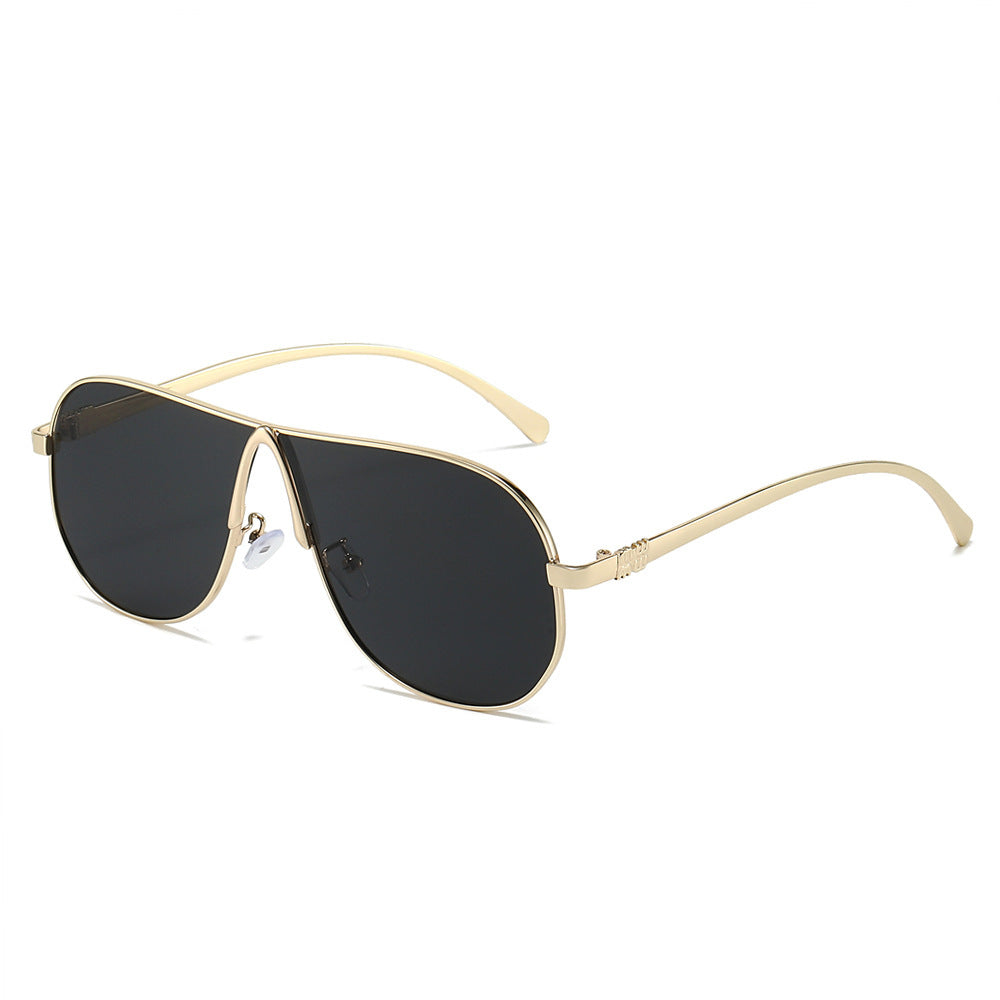 Aviator Sunglasses with Gradient Lenses Bowlift