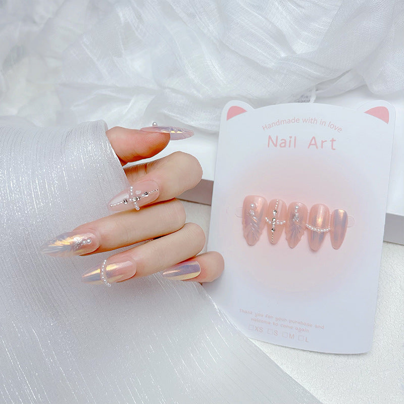 Premium French Tip Press-On Nails Bowlift