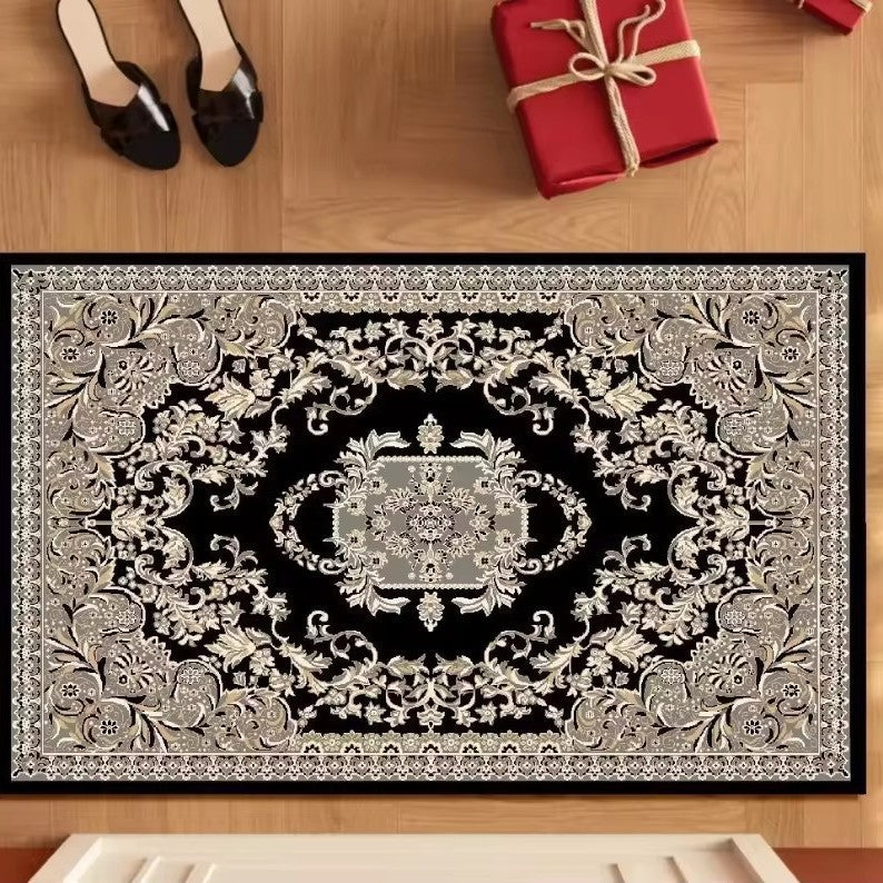 Vintage Flower Pattern Rug